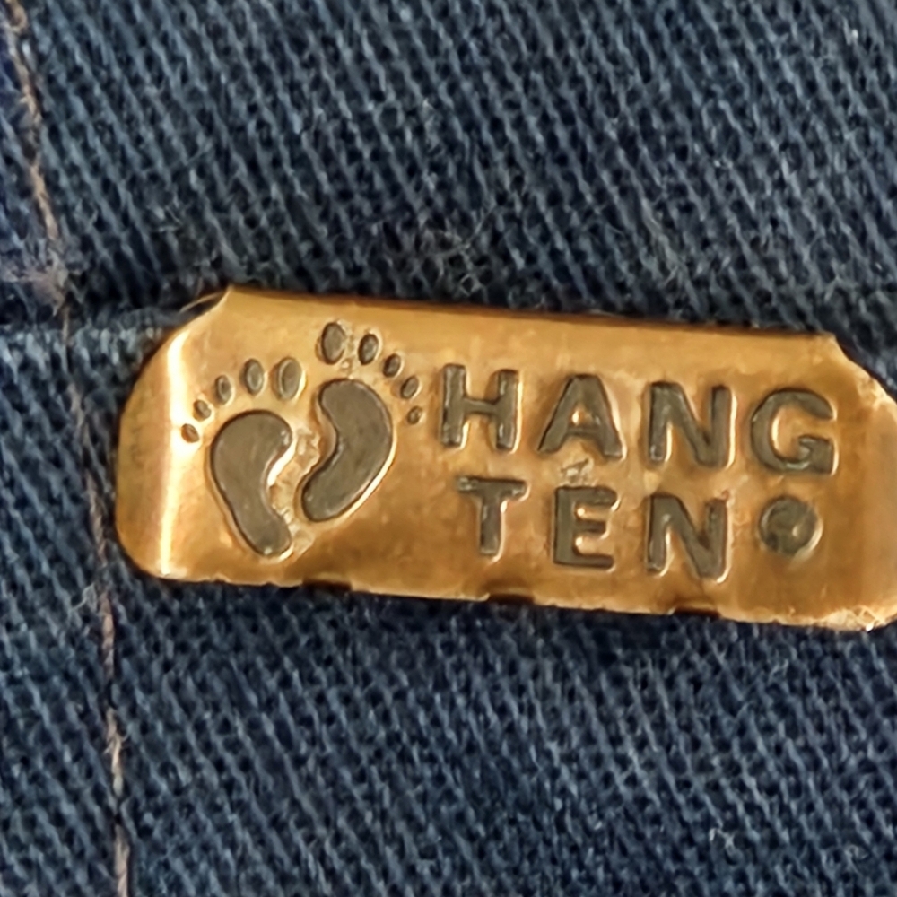 Vintage Hang Ten Work Barn Jacket Corduroy Collar Blue Chore (S) - Picture 5 of 8